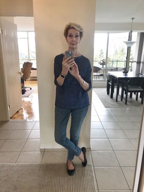 Sharon Stewart mirror photo